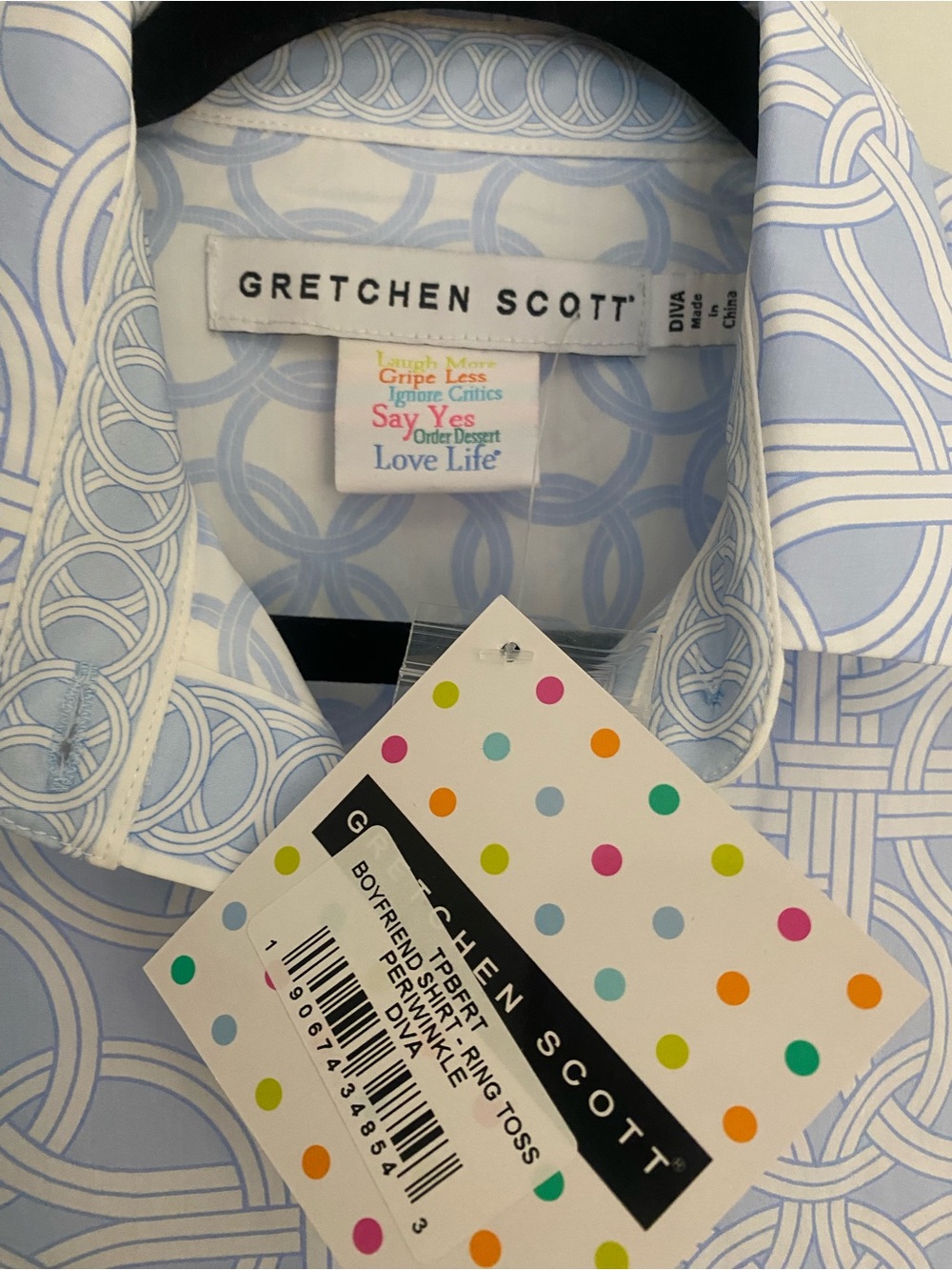 Gretchen Scott boyfriend shirt NEW - Picture 5 of 10
